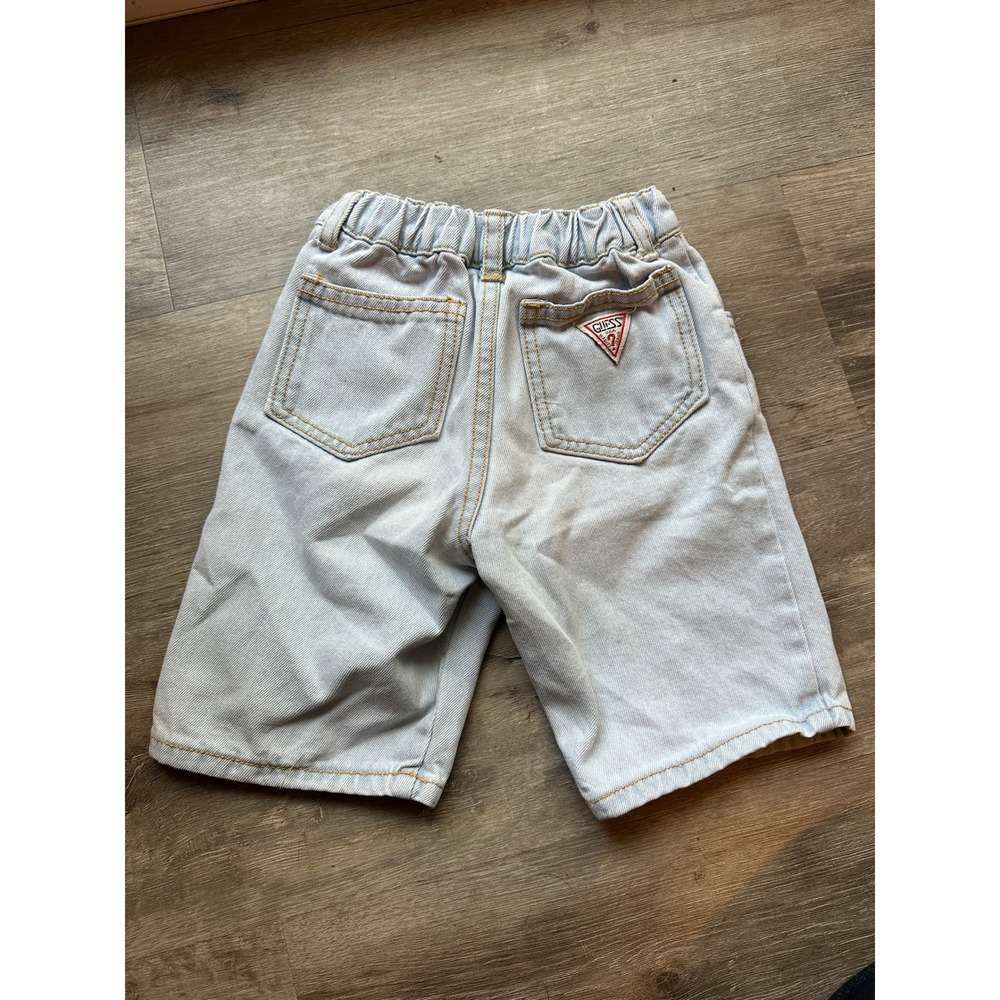 Vintage Baby Guess Light Wash Denim Shorts Size 4Y Button Fly - Picture 6 of 14